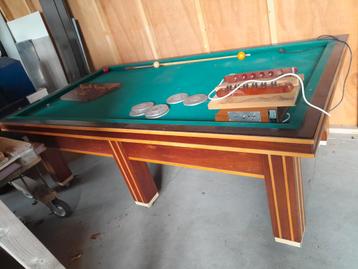 Gebruikte Biljarttafel met Accessoires beschikbaar voor biedingen