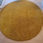 Gabbeh Jamal wollen vloerkleed rond, geel., Huis en Inrichting, Stoffering | Tapijten en Kleden, Ophalen, Gebruikt, Overige kleuren