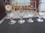 Diverse originele bierglazen met opdruk., Ophalen of Verzenden, Zo goed als nieuw, Bierglas