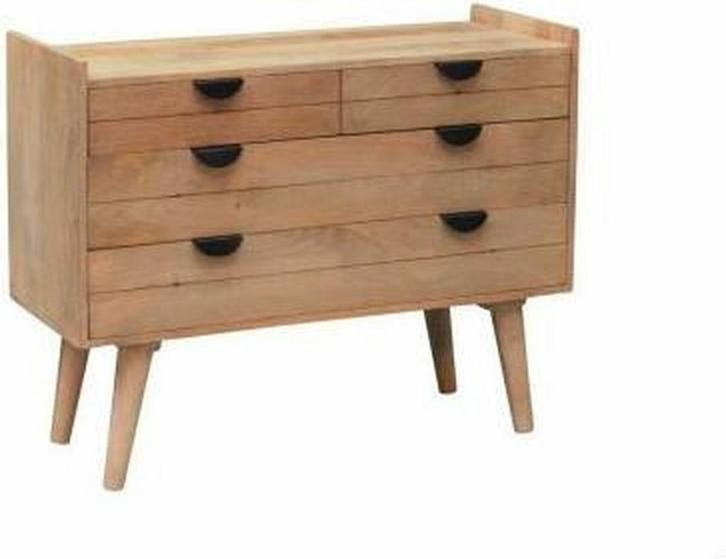 Brix Dressoir Bjorn gemaakt zuiver mangohout, H85x Br100xD40, Huis en Inrichting, Kasten | Dressoirs, Zo goed als nieuw, 50 tot 100 cm