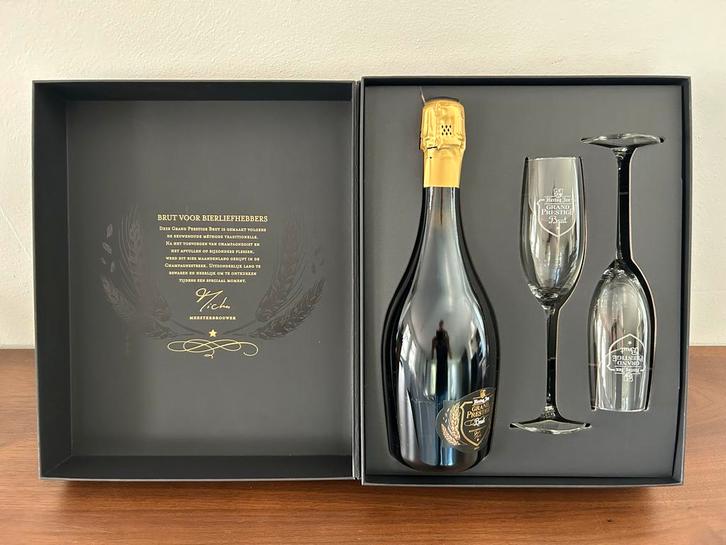 Hertog Jan Grand Prestige Brut 2023 gelimiteerde oplage, Verzamelen, Biermerken, Nieuw, Flesje(s), Hertog Jan, Ophalen of Verzenden