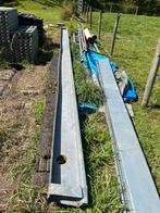 Zinken Dakgoten + beugels / bakgoot ca 30 m - type B44, Doe-het-zelf en Verbouw, Buizen en Afvoer, Gebruikt, 6 meter of meer, Ophalen of Verzenden