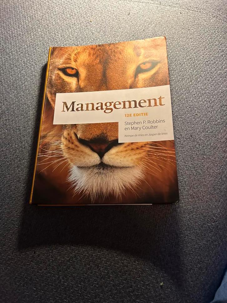Stephen P. Robbins - Management, Boeken, Schoolboeken, Zo goed als nieuw, Nederlands, Overige niveaus, Ophalen of Verzenden