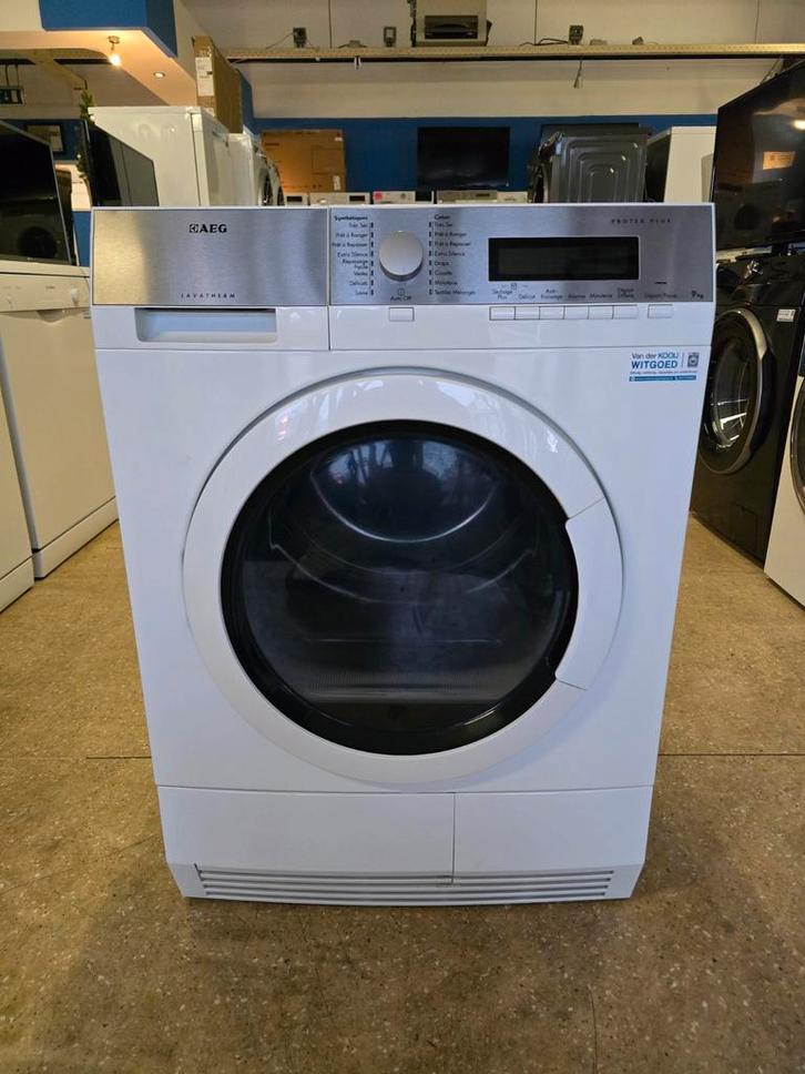 AEG Protex Plus condensdroger | 9 kilo | Gratis thuis 🚚✅️, Witgoed en Apparatuur, Wasdrogers, Zo goed als nieuw, Condens, Voorlader