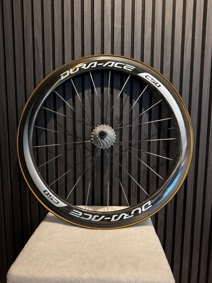 Shimano Dura Ace C50 wielset velgrem, Sport en Fitness, Wielrennen, Gebruikt, Overige typen, Ophalen