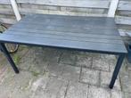 Zwarte tuintafel, Ophalen, Gebruikt, Rechthoekig, Hout