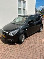 Opel Agila 1.0 12V 2008 Zwart, Auto's, Stof, Handgeschakeld, Particulier, 3 cilinders