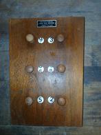 biljartklok 2X en scorebord vintage, Sport en Fitness, Biljarten en Poolen, Ophalen of Verzenden, Gebruikt, Overige typen