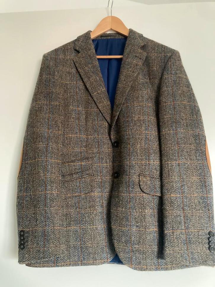 Wellington of Bilmore Harris Tweed jasje, Kleding | Heren, Kostuums en Colberts, Nieuw, Maat 52/54 (L), Bruin, Ophalen of Verzenden