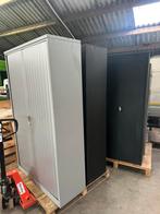 Stalen kasten, roldeurkast, archiefkasten, opbergkasten. 3x, Huis en Inrichting, Kasten | Roldeurkasten en Archiefkasten, Ophalen