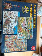 Jan van Haasteren 3x1000 stukjes puzzel, Hobby en Vrije tijd, Denksport en Puzzels, Ophalen of Verzenden, 500 t/m 1500 stukjes