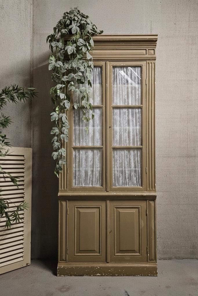 Antieke XXL Franse schoolkast vintage winkelkast buffetkast, Antiek en Kunst, Curiosa en Brocante, Ophalen of Verzenden