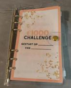 Budgetting cashstuffing A6  €1000 spaarbinder, Ophalen of Verzenden, Nieuw