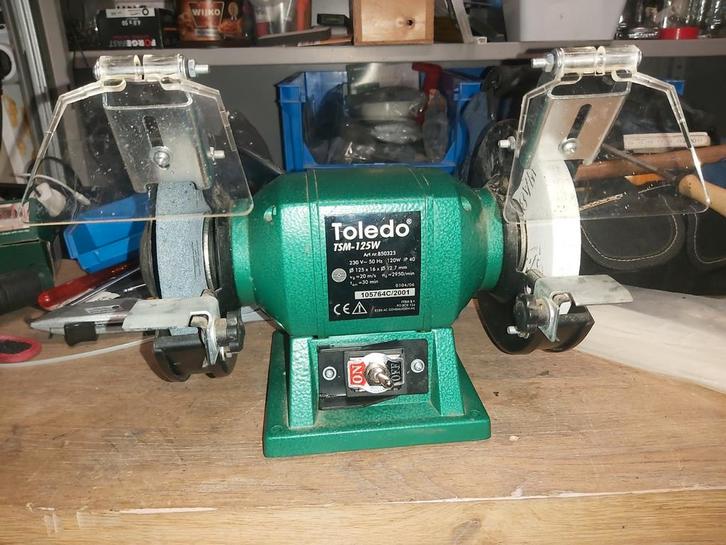 Toledo Slijpsteen TSM-125W, Doe-het-zelf en Verbouw, Gereedschap | Schuurmachines, Gebruikt, Overige typen, Minder dan 600 watt