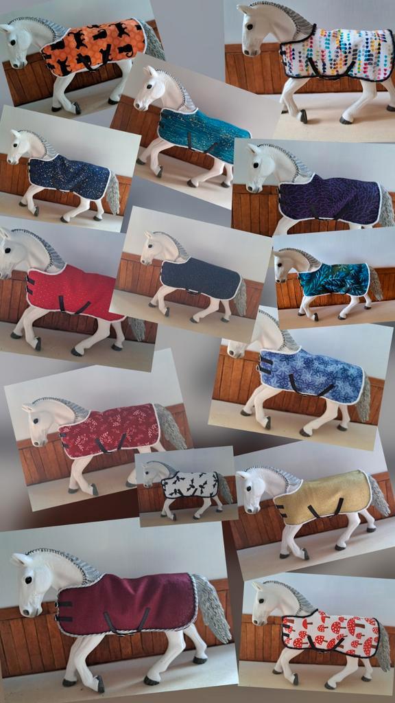 Schleich dekens, Verzamelen, Dierenverzamelingen, Zo goed als nieuw, Beeldje of Figuurtje, Paard, Ophalen of Verzenden