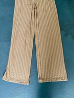 F427 Nieuw Esqualo mt 34=XS wijde broek pantalon beige/bruin, Kleding | Dames, Broeken en Pantalons, Beige, Ophalen of Verzenden