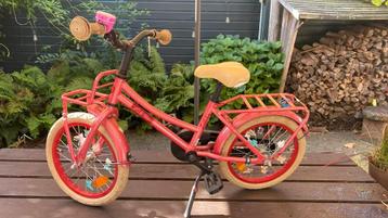 Mooie roze loekie pick up fiets in perfecte staat beschikbaar voor biedingen