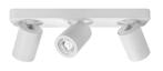 Opbouwspot Oliver wit 3-lichts balk IP44 GU10 LED, Metaal of Aluminium, Ophalen of Verzenden, Led, Plafondspot of Wandspot