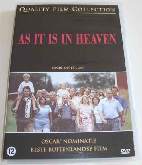 Dvd *** AS IT IS IN HEAVEN *** Quality Film Collection, Cd's en Dvd's, Dvd's | Filmhuis, Gebruikt, Overige gebieden, Vanaf 12 jaar