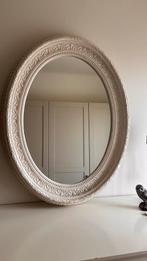 Gipsen spiegel - Bijzonder en zwaar!, Ophalen, Gebruikt, Rond, Minder dan 100 cm
