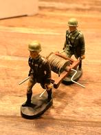 Oude militaire figuren met kar elastolin, Ophalen of Verzenden