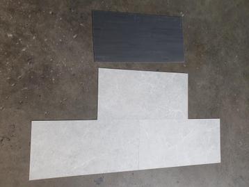 Restpartij 58 m2 plak PVC tegels. Colour 203-Stone. beschikbaar voor biedingen