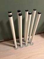 6 witte IKEA bureaupoten (Adils), Huis en Inrichting, Bureaus, Ophalen, Zo goed als nieuw