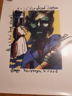 Originele litho Herman Brood met echtheidsverklaring, Ophalen of Verzenden