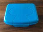 Nieuw turquoise broodtrommel, kunstof 18 X 14 cm, lunchbox, Ophalen of Verzenden, Nieuw