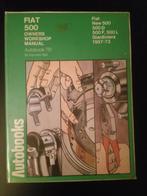 Fiat 500 werkplaatshandboek - Engels, Boeken, Auto's | Boeken, Gelezen, Kenneth Ball, Overige merken, Ophalen