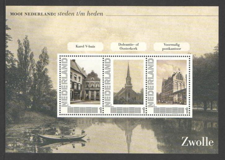 Mooi Nederland Steden t/m Heden: Zwolle 1, Postzegels en Munten, Postzegels | Nederland, Postfris, Na 1940, Ophalen of Verzenden
