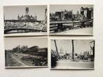 Rotterdam Bombardement 1940 - 4 Foto's, Gebruikt, Foto, Ophalen of Verzenden, 1940 tot 1960