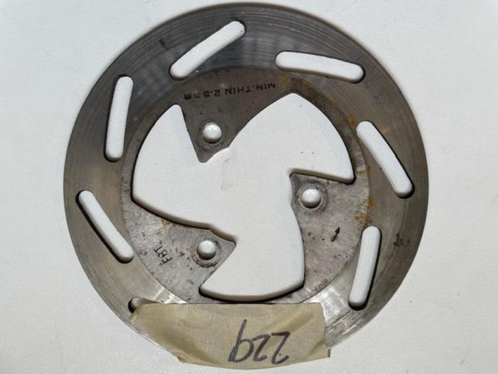 Nr.229: Remschijf Peugeot Ludix 155x42, Fietsen en Brommers, Brommeronderdelen | Algemeen, Gebruikt, Overige typen, Ophalen of Verzenden