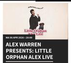 2 kaartjes voor Alex Warren!!!, Twee personen, April