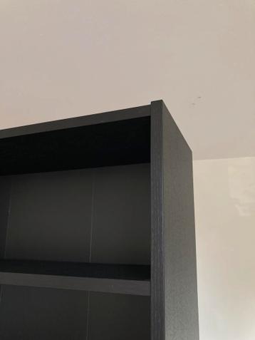 Ikea Billy Boekenkast zwart eikenpatroon - afbeelding 4