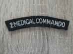 Schoudertitel 2 medical commando, Verzamelen, Militaria | Tweede Wereldoorlog, Verzenden, Landmacht, Engeland, Embleem of Badge