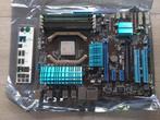 Moederbord met processor, werkgeheugen en SSD Schijf (250GB), Computers en Software, Ophalen, DDR3, ATX, AMD