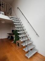 RVS trap met bordes, Ophalen, Gebruikt, Trap, 2 tot 4 meter