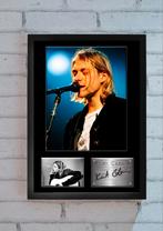Kurt Cobain fotolijst. Handtekening! Cadeau-idee., Ophalen of Verzenden, Zo goed als nieuw