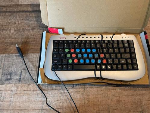 Toetsenbord computer sansun in multimedia blind typen, Computers en Software, Toetsenborden, Zo goed als nieuw, Qwerty, Ophalen of Verzenden