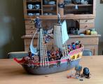 Playmobil Piratenschip met 2 Kanonnen + Piraten / Kerstkado, Ophalen of Verzenden, Zo goed als nieuw, Complete set