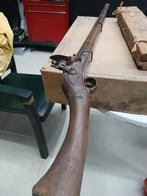 Antiek Indiaans vuursteen musket geweer, Verzamelen, Ophalen of Verzenden, Overige soorten, Amerika, Overige typen