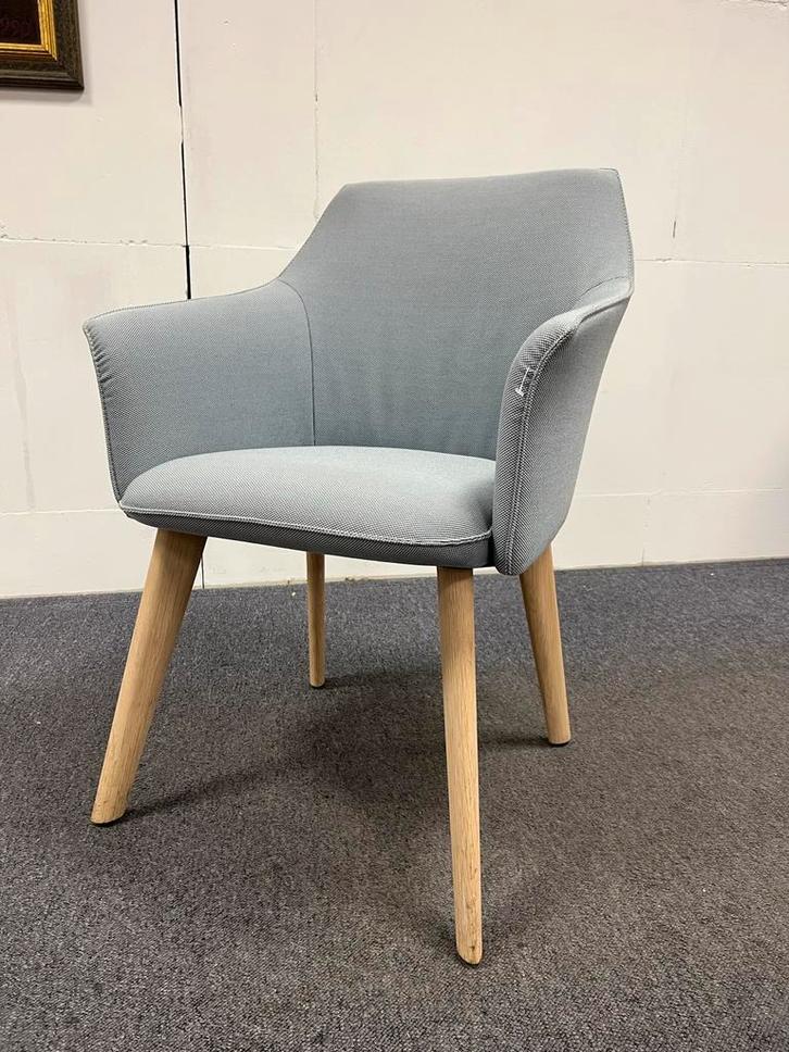 Nieuw Leolux Mara Stoel steelcut trio stof blauw Bureaustoel, Huis en Inrichting, Stoelen, Nieuw, Eén, Stof, Blauw, Ophalen of Verzenden