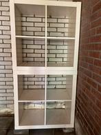 IKEA Kallax vakkenkast 2x wit, Ophalen, Met plank(en), Kunststof, Gebruikt
