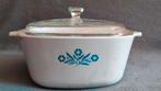 Corning Ware schaal met glazen deksel - 2,5 liter - 22cm, Ophalen of Verzenden, Overige stijlen, Glas, Schaal of Schalen