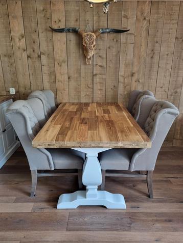 Landelijke Kloostertafel eettafel € 499.- beschikbaar voor biedingen
