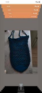 Gehaakt boodschappen net, nieuw!, Ophalen of Verzenden, Nieuw, Blauw