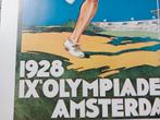 Affiche 1928 Amsterdam Olympische Spelen uit 1972, Verzamelen, Posters, Zo goed als nieuw, Verzenden