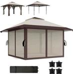 Mooie Tuinpaviljoen met Zijwanden, Ophalen of Verzenden, Nieuw, Tuinpaviljoen
