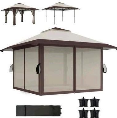Mooie Tuinpaviljoen met Zijwanden, Tuin en Terras, Overkappingen, Nieuw, Tuinpaviljoen, Ophalen of Verzenden